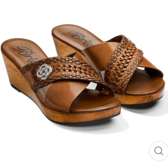 Brighton Brown Wedge Shoes with Elegant Design - Picture 6 of 7